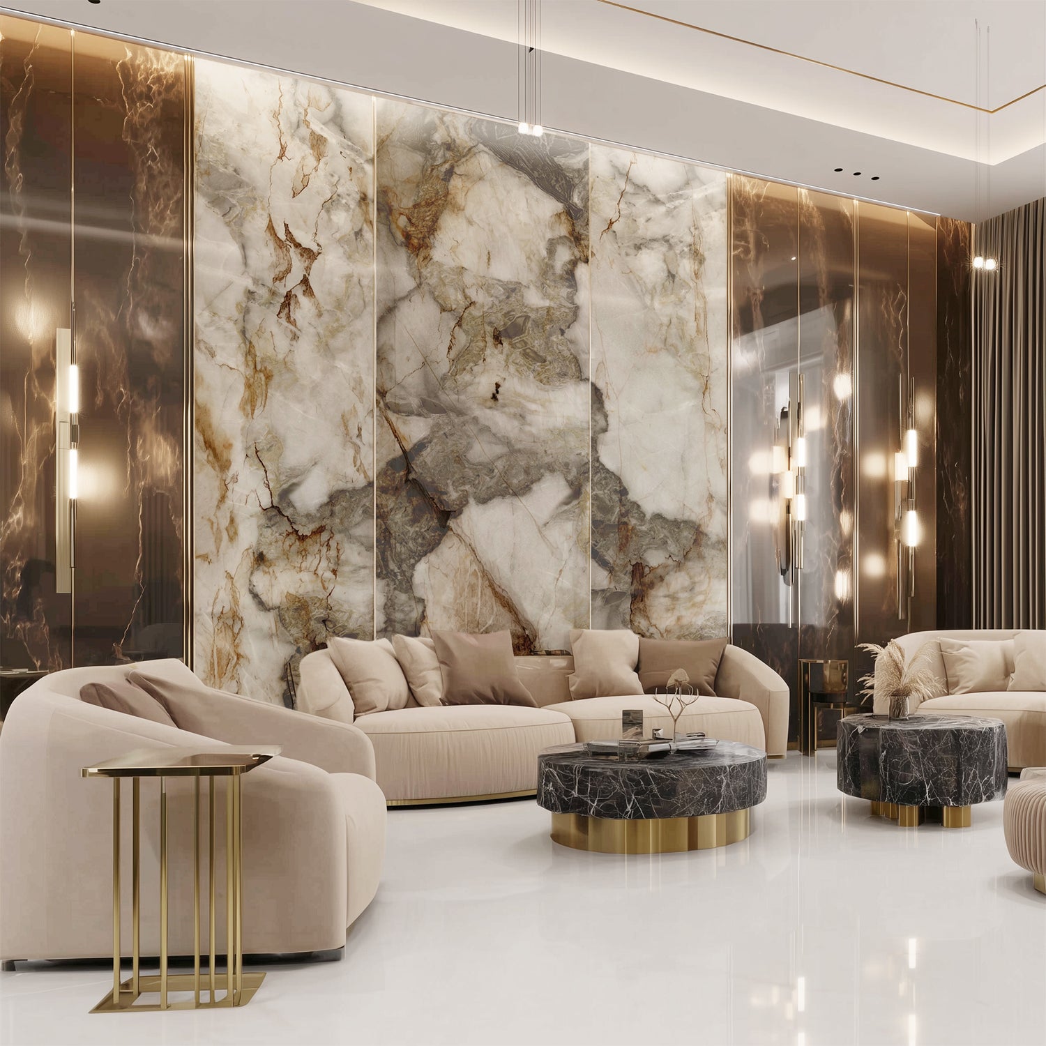 Commercial wallpaper installation